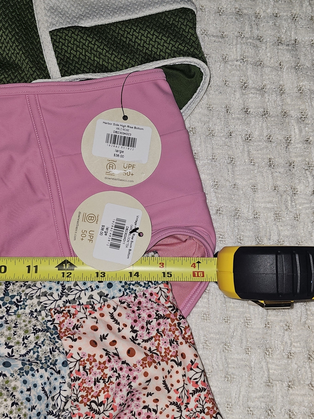 NWT Downeast Women's Assorted 3 High-Waist Bathingsuit Bottoms Sz Lg - Picture 6 of 11